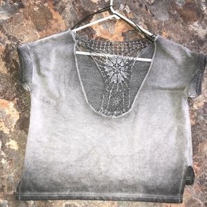 Gray crop top!!!